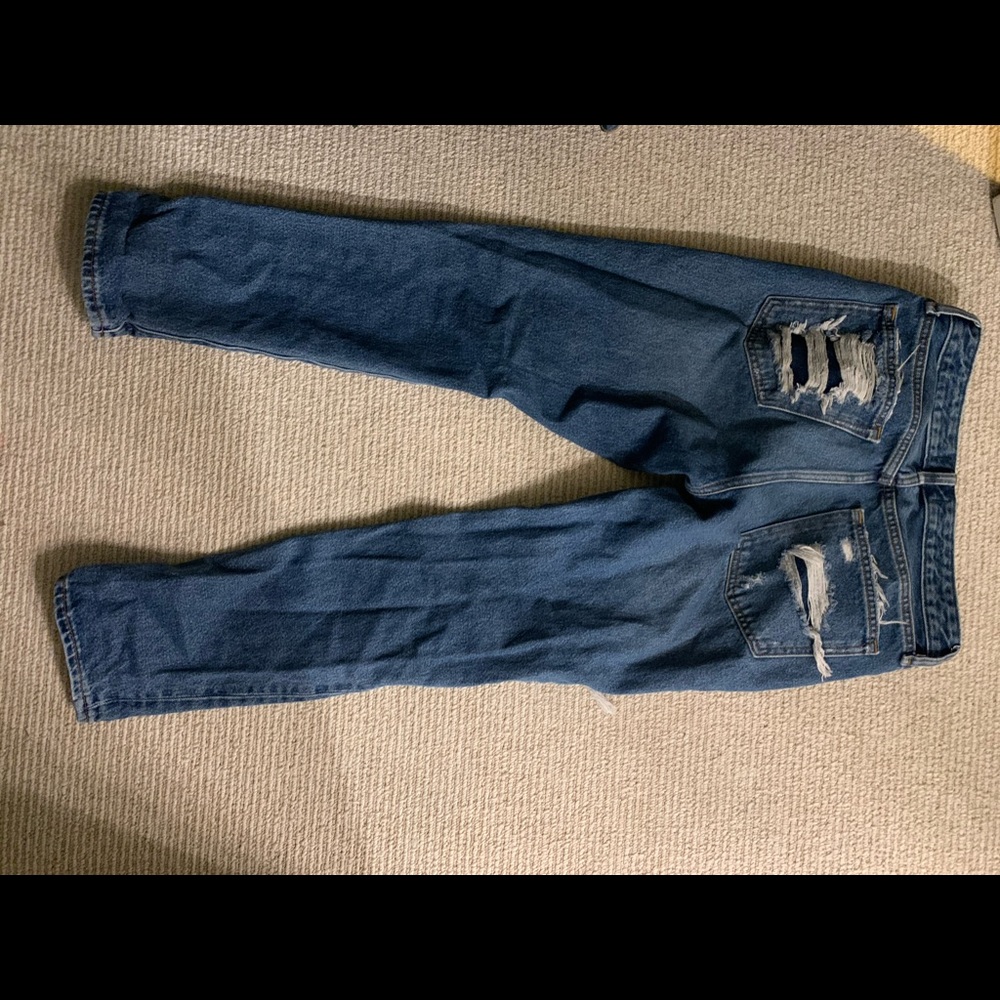 Abercrombie distressed boyfriend jeans